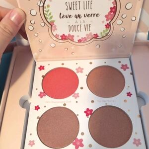 BEAUTY BAKERIE Cotton Candy Champagne Blushlighter Palette -Full Size- 4 Shades